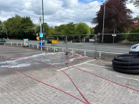 Commercial Pressure Washing Project